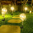Round Ball Pathway LED Solar Light Outdoor Waterproof Garden Lamp for Walkway Yard Lawn - 10cm - 4