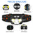 2Pcs USB Rechargeable LED Headlamp Gesture Sensor Waterproof Red Warning Headlight for Outdoor Night Fishing - 3