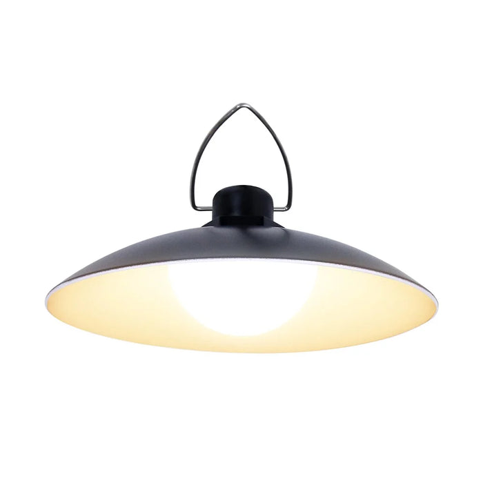 A2 35 LED Single Head Solar Powered Hanging Lamp Outdoor Waterproof Remote Control Light - Warm White - 2