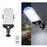 171 LEDs Solar Light Outdoor Wall Light Motion Sensor Waterproof 3 Mode Lamp with Remote Control for Garden - YJ-T-173 - 1