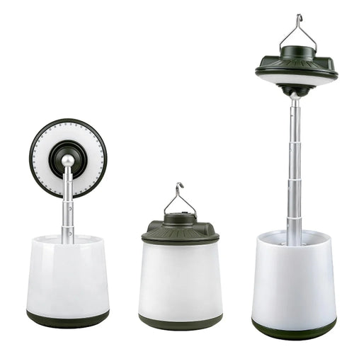 SQ-G26 360 Degree Rotatable Retractable Camping Lamp 2000mAh IPX4 Waterproof RGB Tent Light - 1