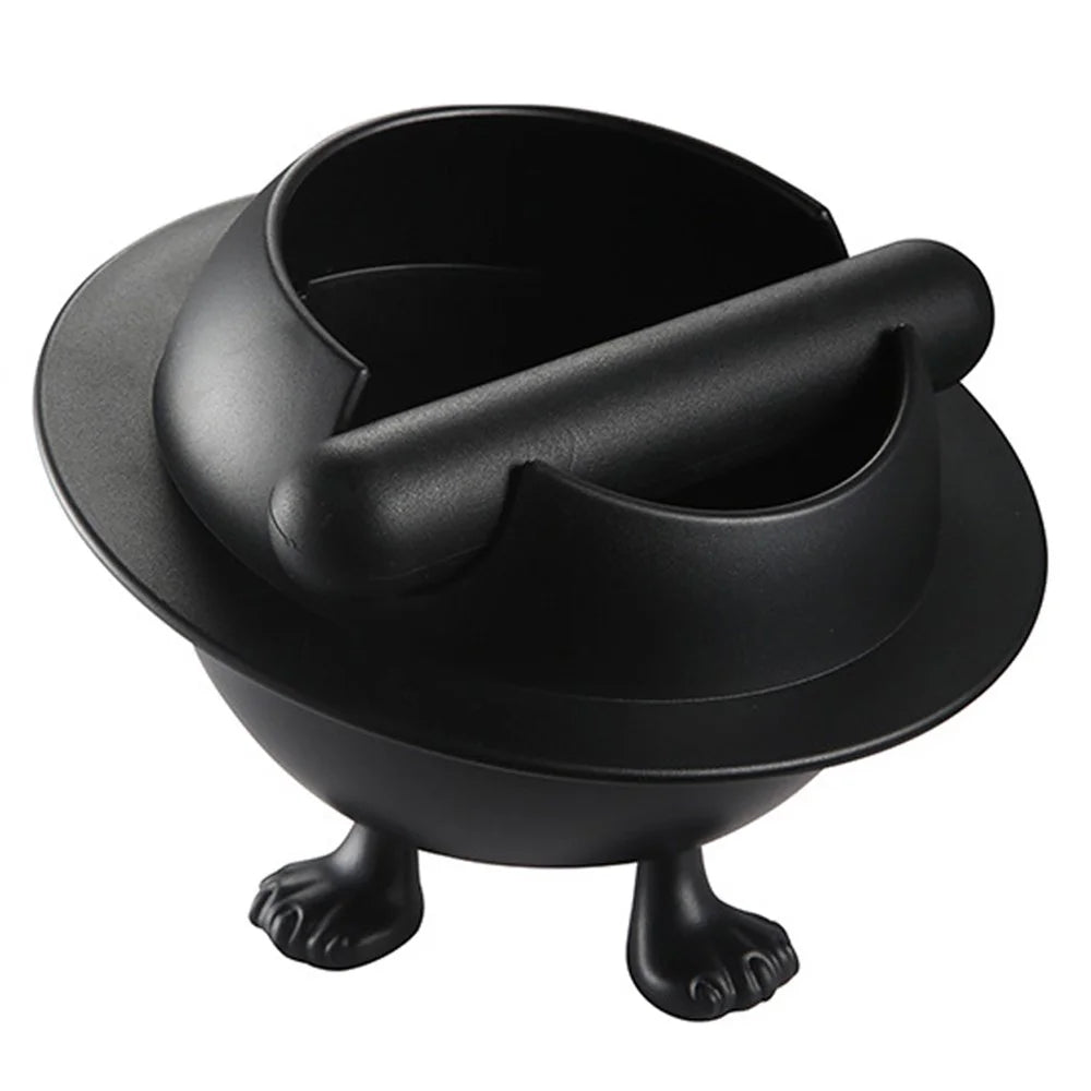 Coffee Grinding Bin Coffee Knock Box Espresso Dump Bin Shock-absorbent Durable Barista Style Espresso Knock Box (No FDA, BPA-free) - Planet Shaped - 1