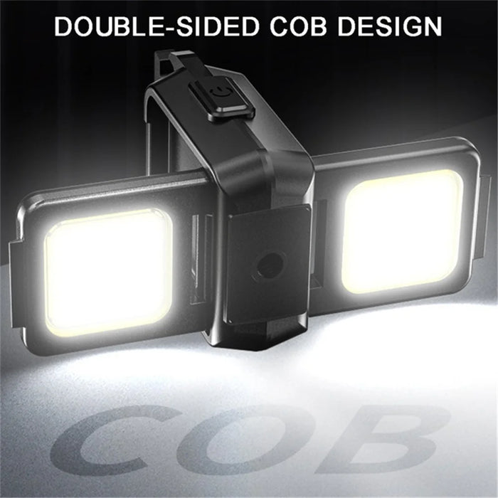 Double-Sided COB Camping Light White-Light Mini Lamp 800mAh Portable Keychain Light with Tripod Stand - 3
