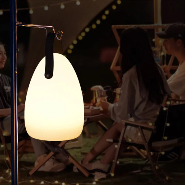 Remote Control Night Light Rechargeable 16 Colors 6 Brightness Levels Bedside Lamp Egg-Shaped Lamp for Home, Bar - 4