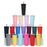 710ml Portable Studded Tumbler with Lid and Straw Iced Coffee Cups Double Wall Smooth Cup for Women Men (No FDA, BPA-Free) - Blue - 6