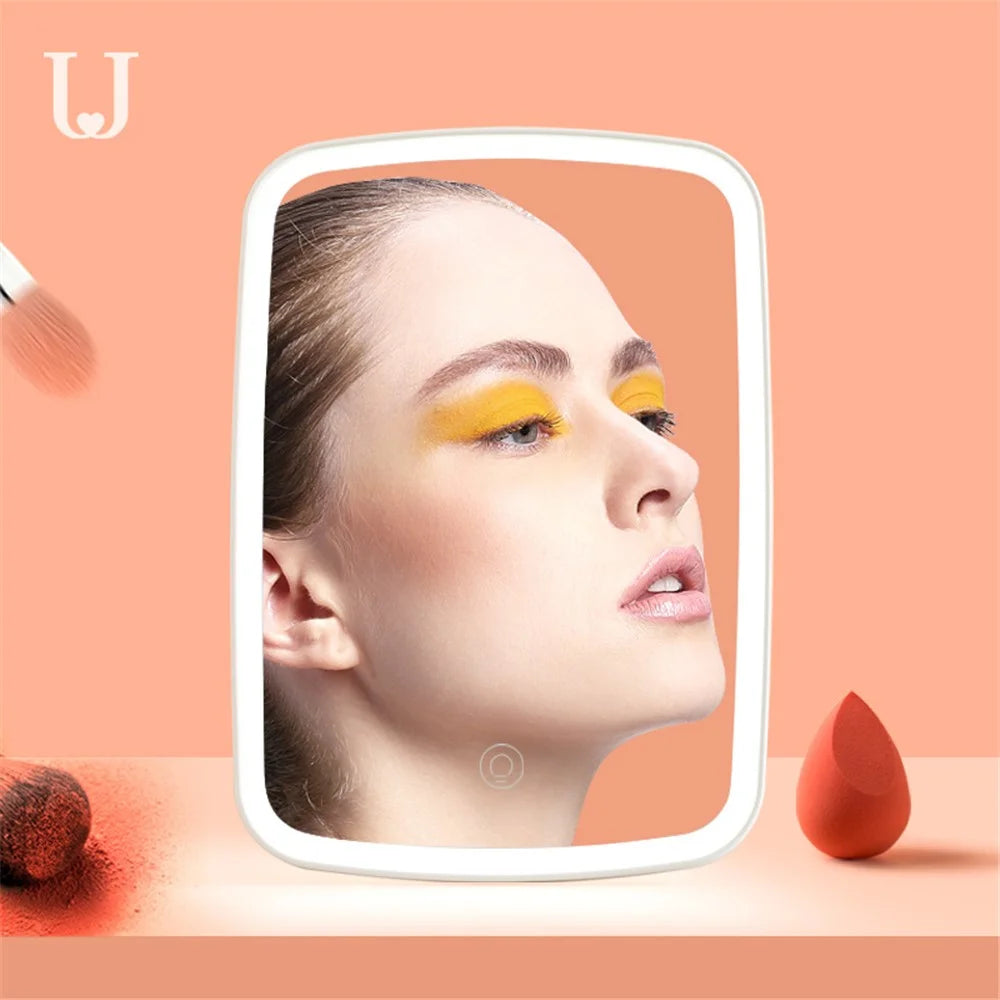 XIAOMI YOUPIN JORDAN&JUDY NV505 LED Makeup Cosmetic Mirror Portable Folding Mirror - 5