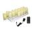 12PCS/Pack Rechargeable Flameless Candles Realistic Dancing LED Flames with Remote Control - EU Plug - 1