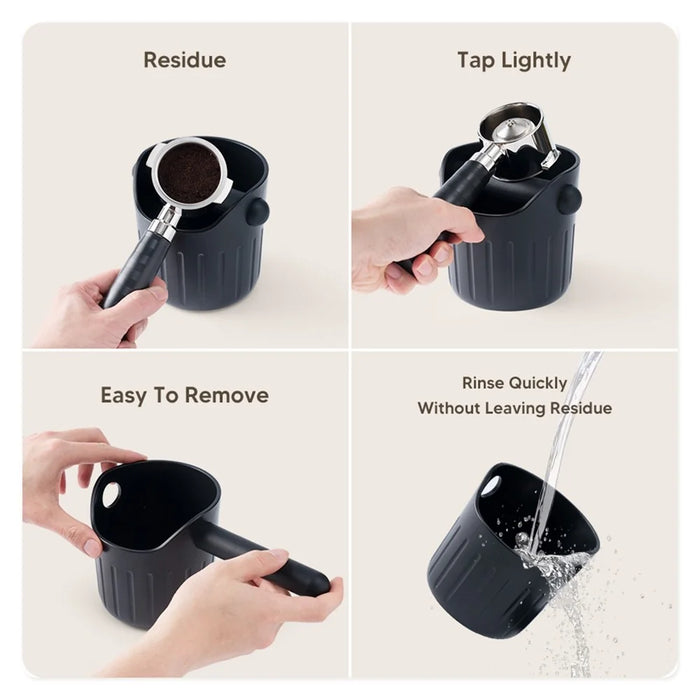 Coffee Powder Residue Box Detachable Knock Bar Coffee Grounds Recycling Bucket Grinding Trash Bin - 3