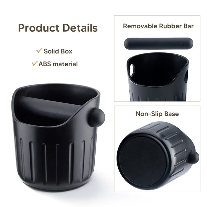 Coffee Powder Residue Box Detachable Knock Bar Coffee Grounds Recycling Bucket Grinding Trash Bin - 7