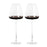 2Pcs 600ml Burgundy Wine Crystal Glass Stemware Elegant Modern Stemmed Glass Goblets (BPA-Free, NO FDA) - 1