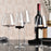 2Pcs 720ml Burgundy Wine Glass Transparent Highball Glass with Groove for Home Party - 3