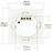 1-Gang Smart WiFi Switch Zero Fire Version Neutral Wire Fire Wire Required Voice Control Wall Switch Controller, EU Plug - 7