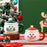 Creative Christmas Cartoon Ceramic Mug with Lid 420ml Coffee Cup for Holiday Gift - Green - 4