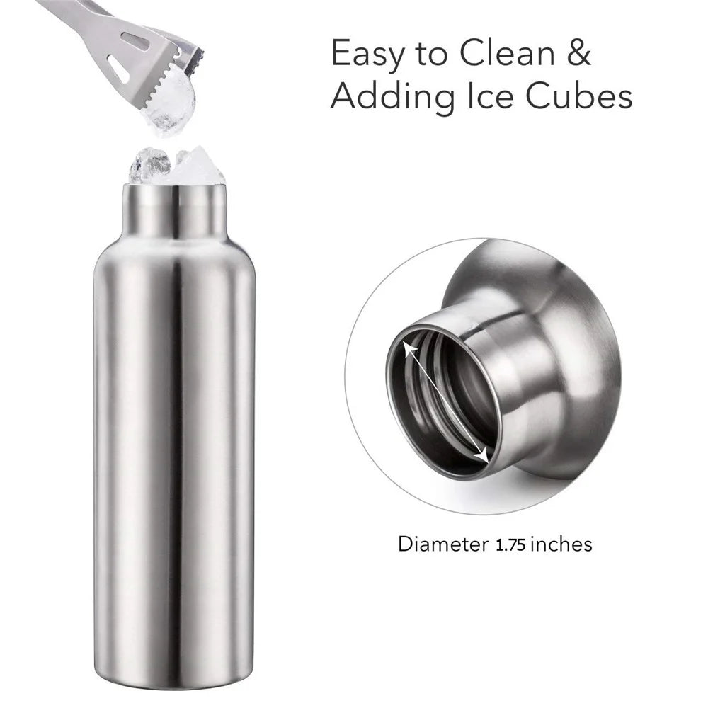 350ml Stainless Steel Water Bottle with Handle Outdoor Sports Insulated Cup (BPA Free, No FDA) - Primary Color - 3