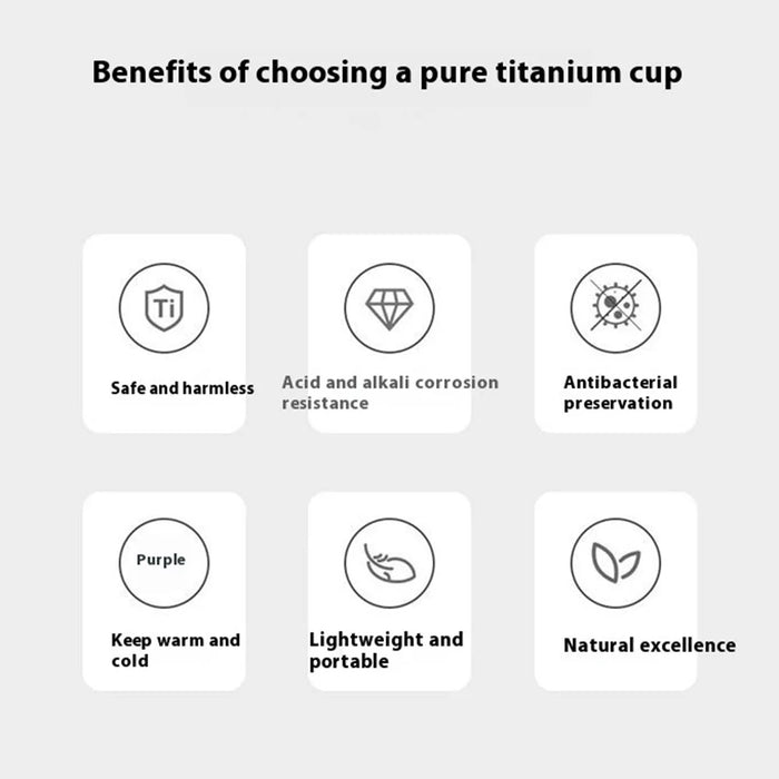 DONGHUIYUAN HA-101 350ml Pure Titanium Insulated Water Bottle for Outdoor Home Tea Cup with Temperature Display (BPA Free, No FDA) - Gold+Pink - 2