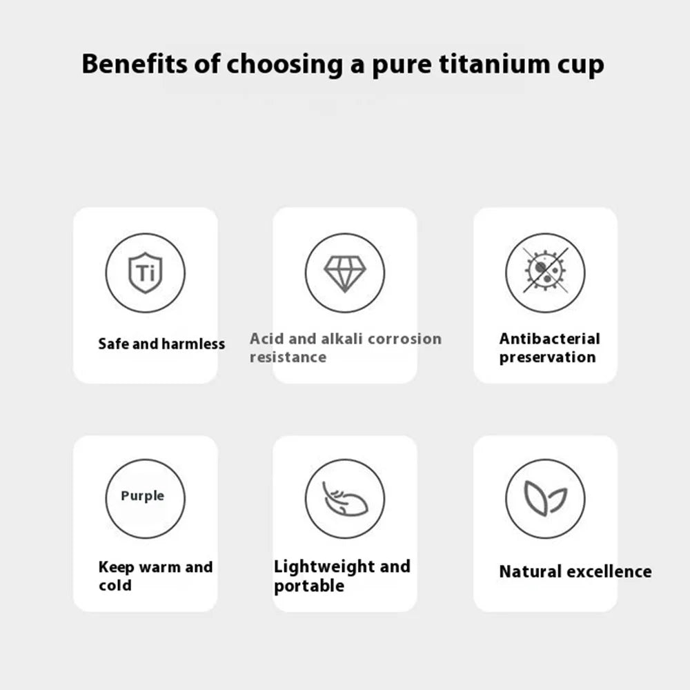 DONGHUIYUAN HA-102 500ml Pure Titanium Insulated Water Bottle for Outdoor Home Tea Cup with Temperature Display (BPA Free, No FDA) - Blue - 3