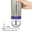 DONGHUIYUAN HA-16 550ml Pure Titanium Insulated Cup 2 in 1 Straw  /  Direct Drink Portable Water Bottle (BPA Free, No FDA) - Silver+White - 3