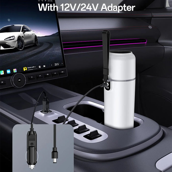 YESIDO VC20 Car Electric Heating Cup 500ml LED Touch Control Car Electric Heating Machine for Water Coffee Tea - 4
