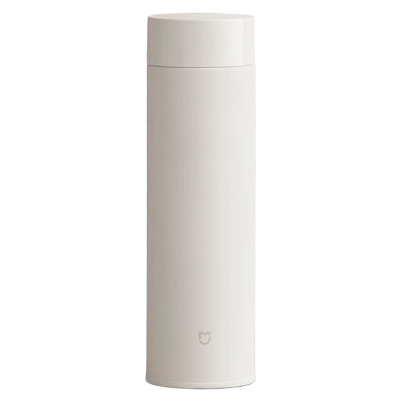XIAOMI MIJIA MJBWB01PL 500ml Insulated Thermal Water Bottle 316L Stainless Steel Drinking Bottle for Office Travel (Chinese Version) (BPA Free, No FDA) - White - 1
