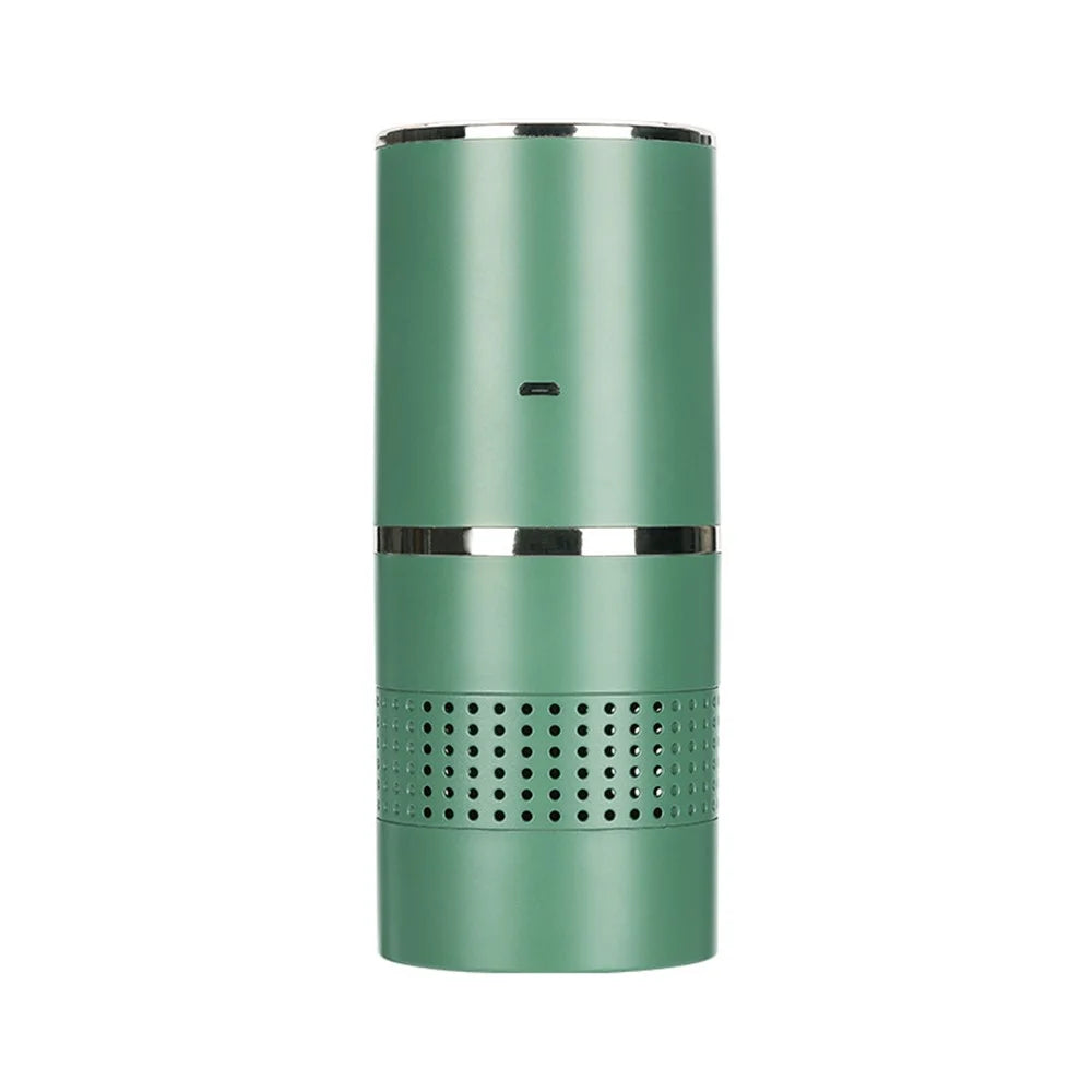 CZ-F16 USB Rechargeable Portable Air Purifier Car Air Purifier with Colorful Night Light - Green - 1