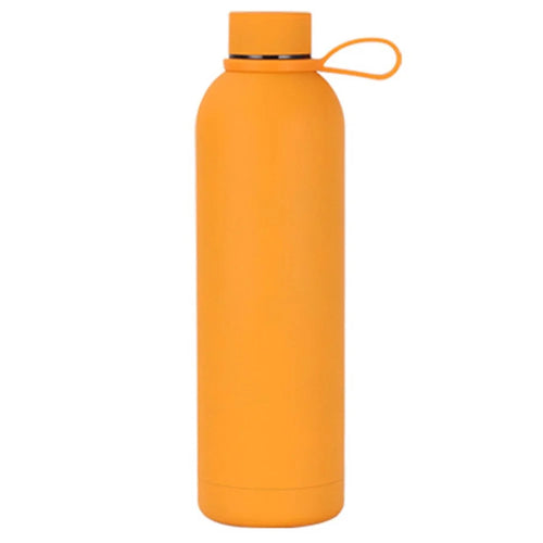 JUNSUNMAY 350ml Candy Color Insulated Water Cup 304 Stainless Steel Vacuum Water Bottle (BPA Free, No FDA Certificate) - Orange - 1