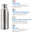 JUNSUNMAY 350ML Thermal Insulated 304 Stainless Steel Water Bottle Camping Kettle (BPA-Free, No FDA Certified) - 2