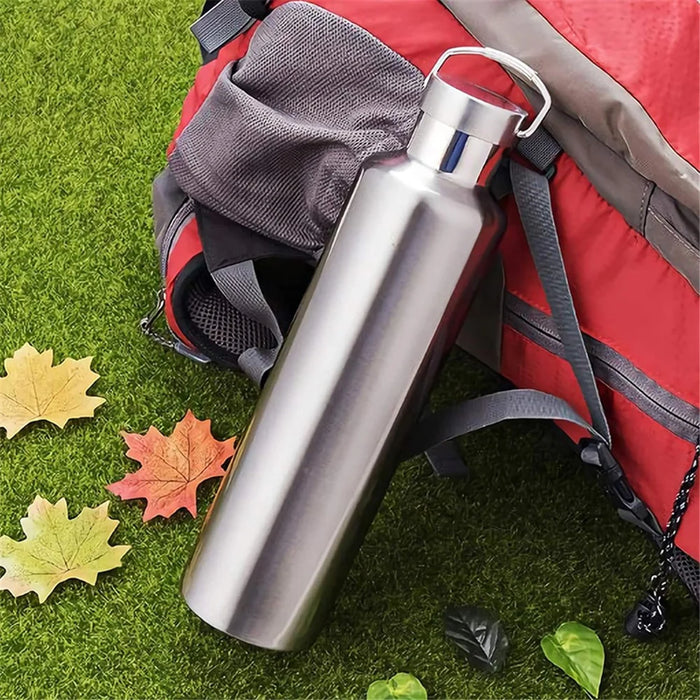 JUNSUNMAY 350ML Thermal Insulated 304 Stainless Steel Water Bottle Camping Kettle (BPA-Free, No FDA Certified) - 6