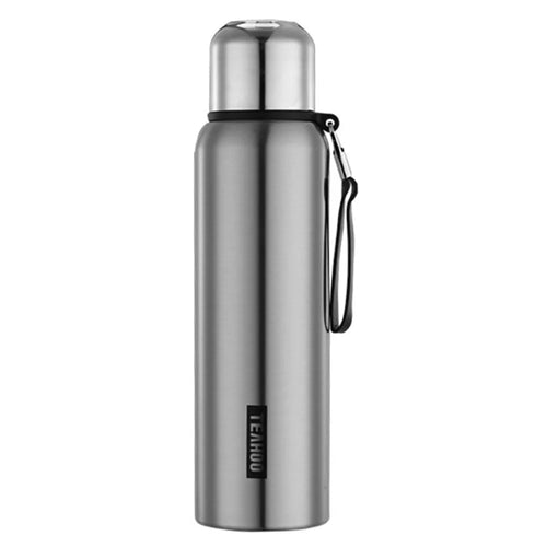 TEAHOO 800ML 316 Stainless Steel Insulated Cup Water Bottle with Cloth Sleeve (BPA-Free, No FDA) - 1