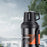 TEAHOO 4.0L Outdoor Water Bottle 304 Stainless Steel Insulated Cup (BPA Free, No FDA) - Black - 3