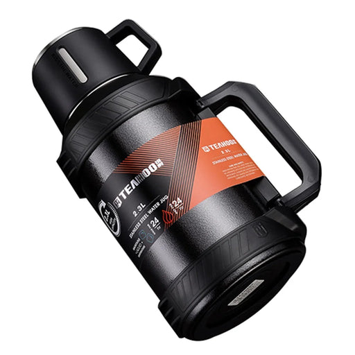 TEAHOO 2.3L 304 Stainless Steel Insulated Cup Outdoor Water Bottle (BPA Free, No FDA) - Black - 1