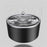 TEAHOO 2500ML 316 Stainless Steel Insulated Cup Home Outdoor Water Bottle (BPA-Free, No FDA) - Black - 3