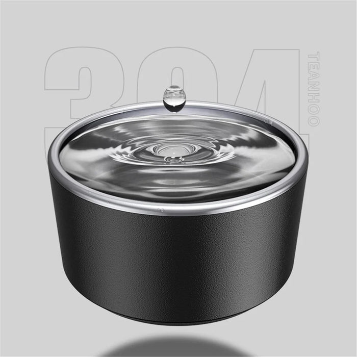 TEAHOO 2500ML 316 Stainless Steel Insulated Cup Home Outdoor Water Bottle (BPA-Free, No FDA) - Black - 3