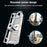 099-6 Removable Bathroom Lifting Rod Holder No Drilling Soap Holder Shower Shelf Storage Tray - 3
