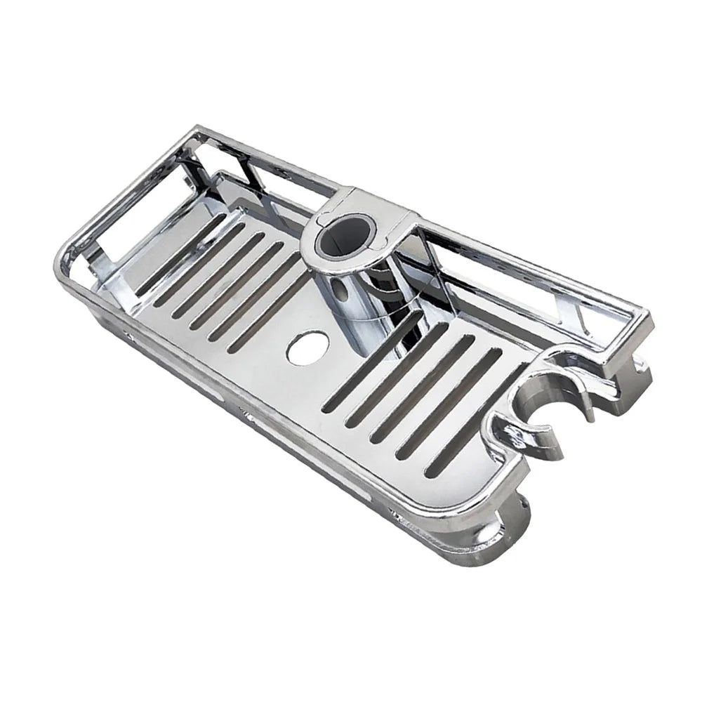 099-6 Removable Bathroom Lifting Rod Holder No Drilling Soap Holder Shower Shelf Storage Tray - 7