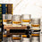22163 6Pcs / Set 300ml Whiskey Wine Glasses Thicken Glass Transparent Cocktail Cups for Home Bar KTV Drinkware (BPA Free, No FDA) - 4
