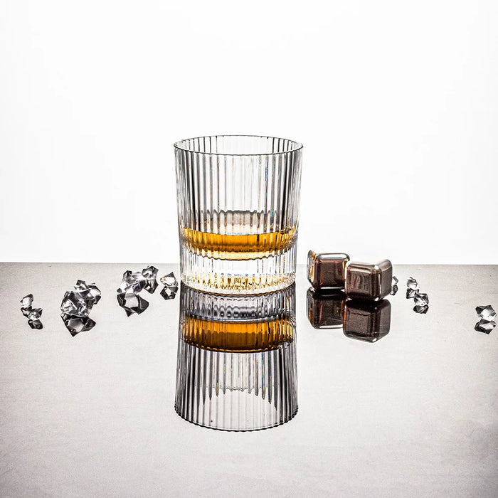 22163 6Pcs / Set 300ml Whiskey Wine Glasses Thicken Glass Transparent Cocktail Cups for Home Bar KTV Drinkware (BPA Free, No FDA) - 7