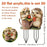 Acrylic Hedgehogs Pot Decoration Statue Potted Plant Decor Ground Plug Waterproof - 4