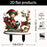 Garden Stakes Decor Acrylic Reindeer Sleigh Garden Ground Plug Statue Waterproof - 4