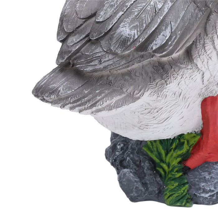 Resin Craft Goose Ornament Garden Courtyard Balcony Waterscape Goose Sculpture Decoration - Grey - 7