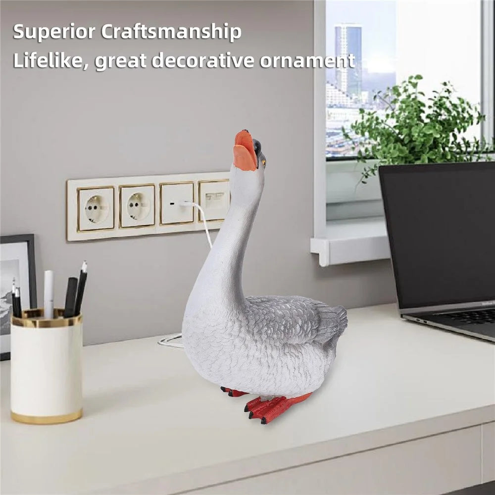Goose Ornament Garden Courtyard Balcony Waterscape Resin Craft Goose Sculpture Decoration - 2