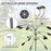 Outdoor Garden Yard Wind Power Spinner Iron Art Decorative Rotating Leaves Windmill - 2