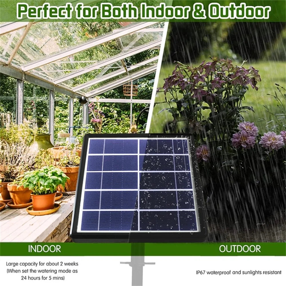 SD15 Outdoor Plant Irrigation Timing Solar Automatic Watering Device Set - 5