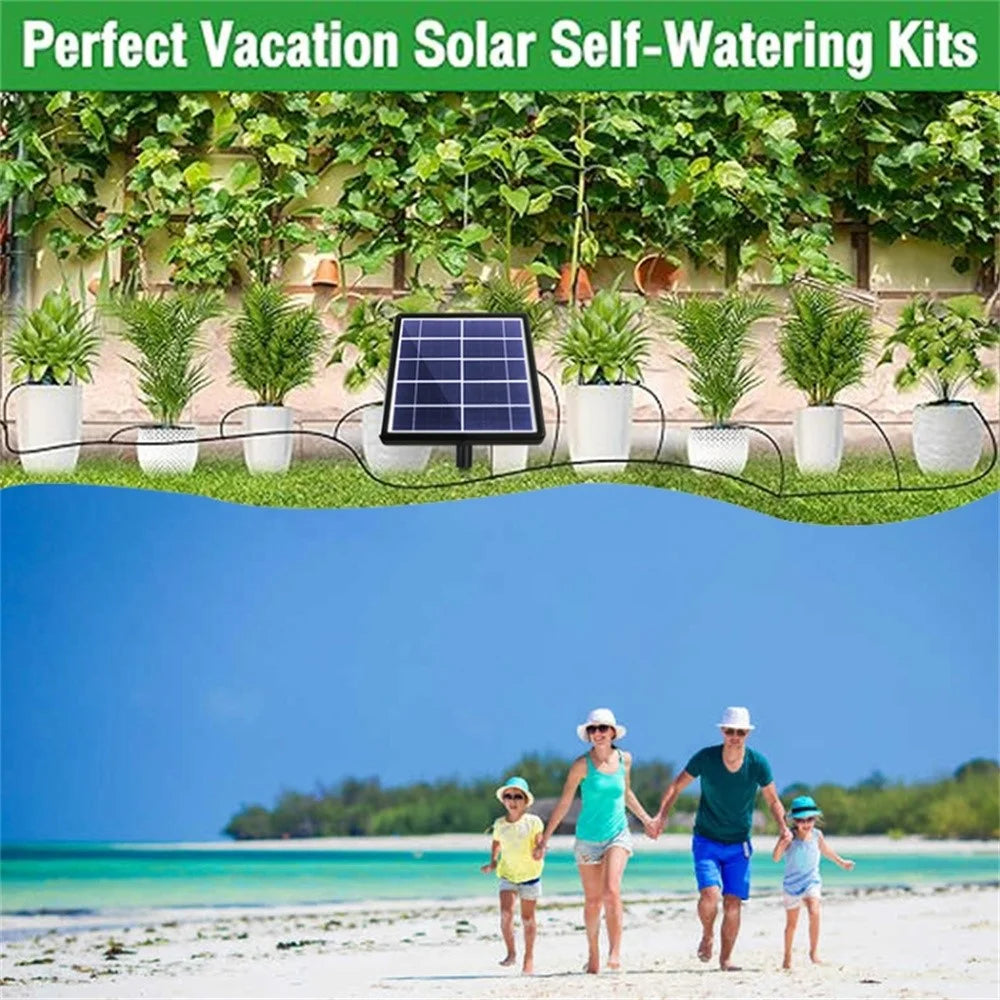 SD15 Outdoor Plant Irrigation Timing Solar Automatic Watering Device Set - 6