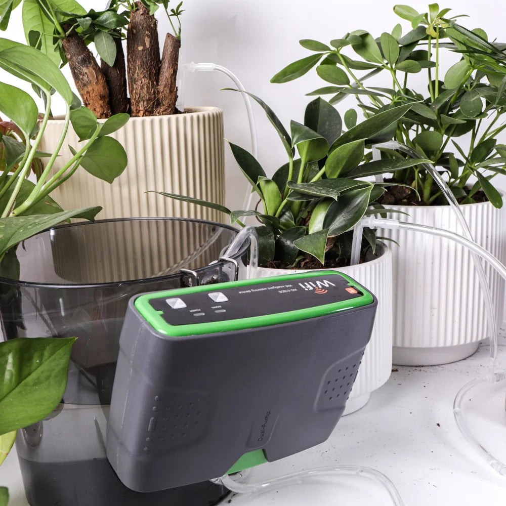 WD-01BDE WiFi Smart Dual Pump Automatic Drip Irrigation Kit APP Remote Control Plant Watering Device for Garden Balcony - Gray - 6
