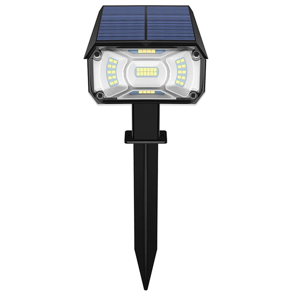 YOUOKLIGHT 2Pcs Outdoor IP65 Waterproof 40-LED 3 Modes Solar Landscape Spotlights for Garden Pathway Yard Driveway Porch - 1