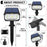 YOUOKLIGHT 2Pcs Outdoor IP65 Waterproof 40-LED 3 Modes Solar Landscape Spotlights for Garden Pathway Yard Driveway Porch - 2
