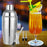 7Pcs Cocktail Shaker Set 25oz Stainless Steel Bar Bartender Jigger Muddler Bar Spoon Pourers Recipe Book Tools Kit - 3