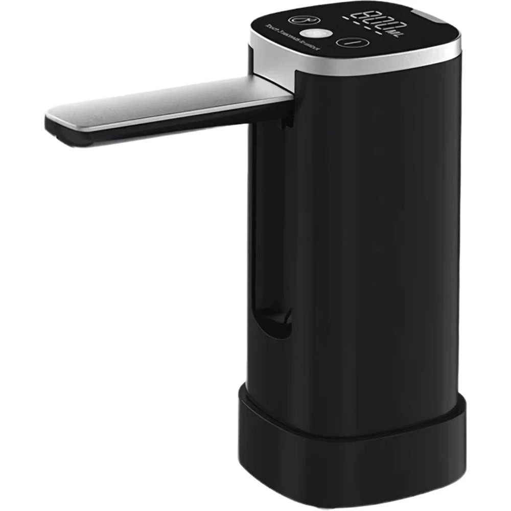 AP127T Automatic Folding Electric Water Pump 1200mAh Cordless Dispenser 3 Modes Water Pump for 5-18.9L Bottles - Black - 2