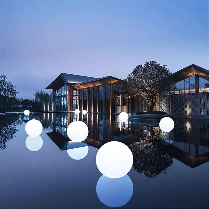 8Pcs Swimming Pool Floating Ball Dimming RGBW 16 Colors Glowing Ball LED Garden Beach Party Lawn Lamp - 6