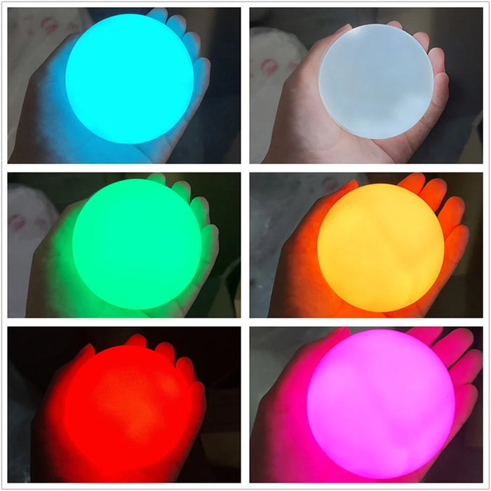 8Pcs Swimming Pool Floating Ball Dimming RGBW 16 Colors Glowing Ball LED Garden Beach Party Lawn Lamp - 7